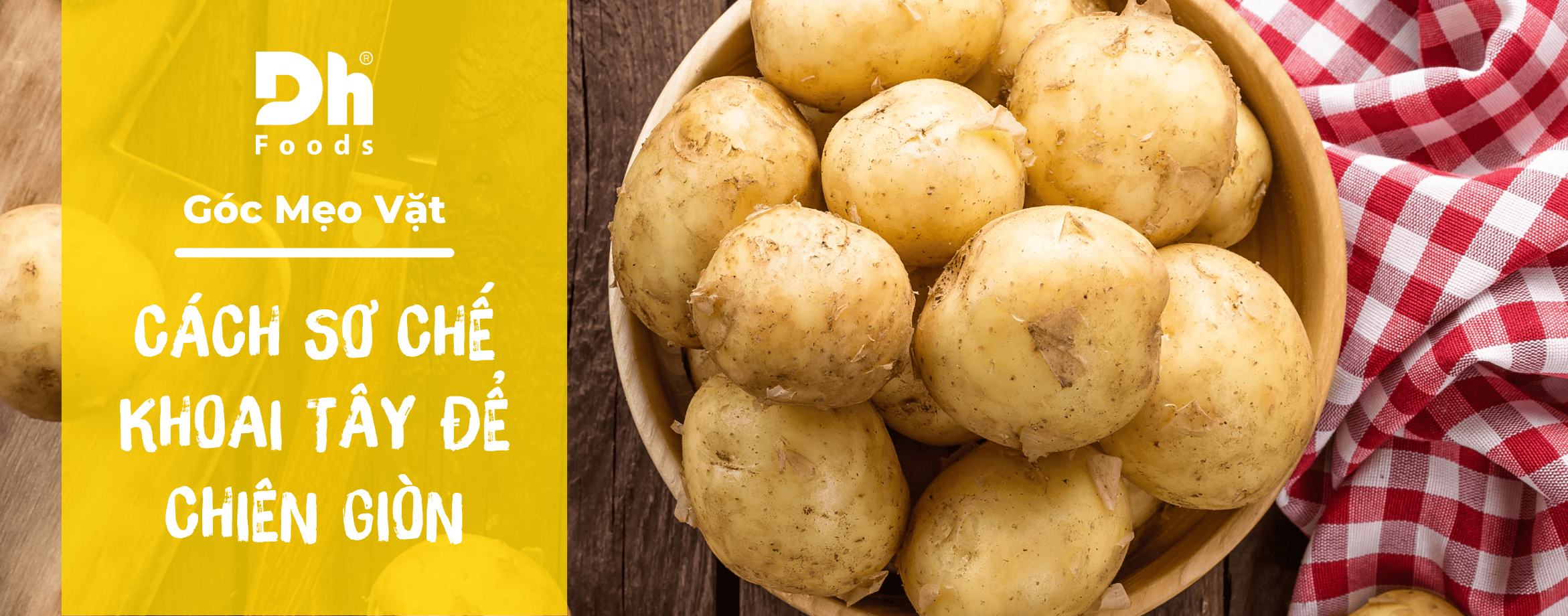 C&aacute;ch sơ chế khoai t&acirc;y để chi&ecirc;n gi&ograve;n v&agrave; giữ được l&acirc;u trong tủ lạnh